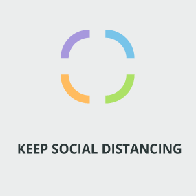 SYMMETRIA reminds all on the importance of social distancing.